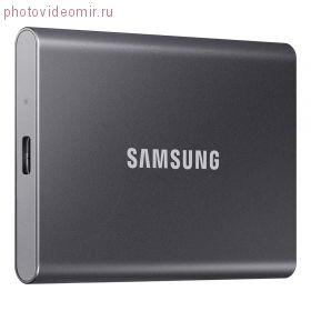 Внешний SSD накопитель Samsung T7 2TB USB 3.2 Gen 2 Type-C Portable Titan Gray