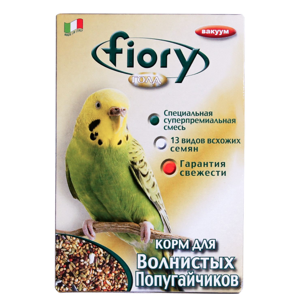 Корм для волнистых попугаев Fiory ORO 400 гр