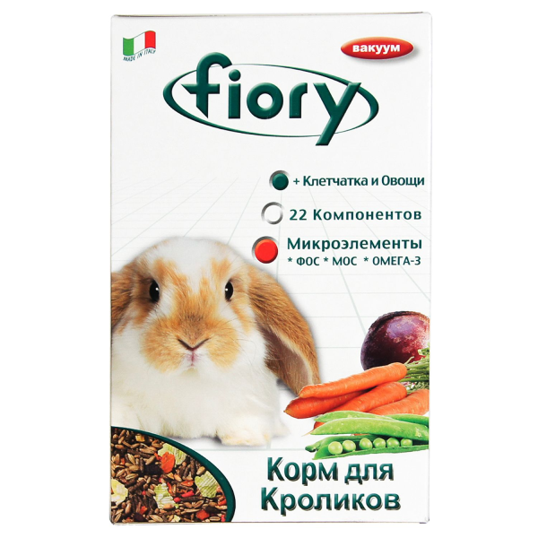 Корм для кроликов Fiory Karaote 850 гр