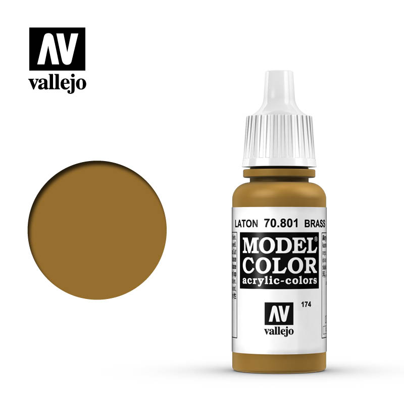 Краска Vallejo Model Color - Brass (70.801)