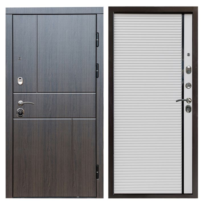 Входная дверь Termo-door Вертикаль венге Porte white