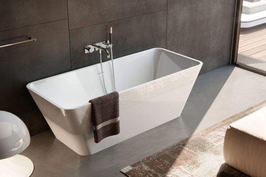 Керамическая отдельностоящая ванна Gruppo Treesse Viva 165х70 V286 схема 3