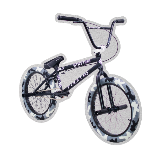 велосипед трюковый BMX STATTUM PIRATES BLACK, размер рамы 20,5 (на рост 160-170)