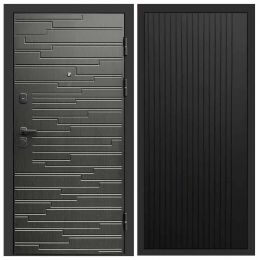 Входная дверь Termo-door Ривьера BLACK FLAT Черный Кварц