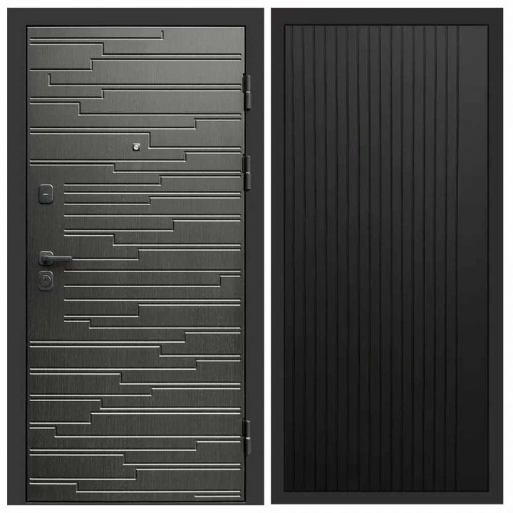 Входная дверь Termo-door Ривьера BLACK FLAT Черный Кварц