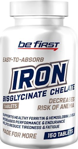 Be FIRST - IRON BISGLYCINATE CHELATE 14мг 150таб