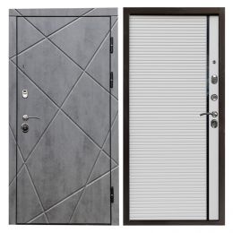 Входная дверь Termo-door Лучи бетон Porte white