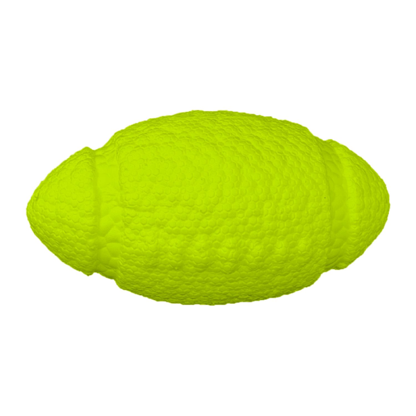 Игрушка для собак Mr.Kranch Мяч-регби неоновый желтый 14 см