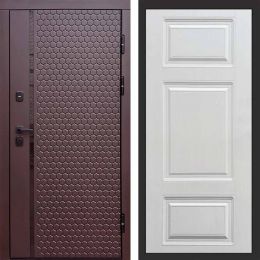 Входная дверь Termo-door SIMPLE Шоколад Лион Лиственница Металлическая