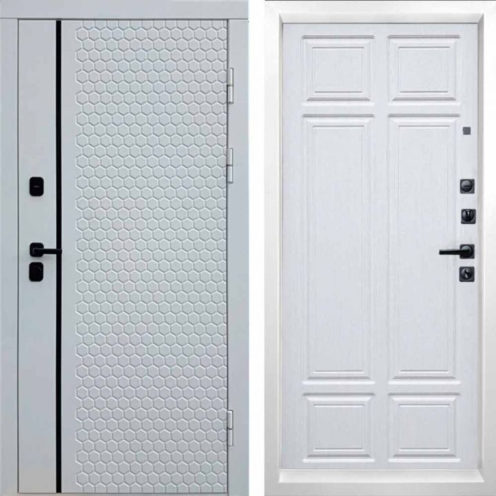 Входная дверь Termo-door SIMPLE WHITE Премиум Лиственница