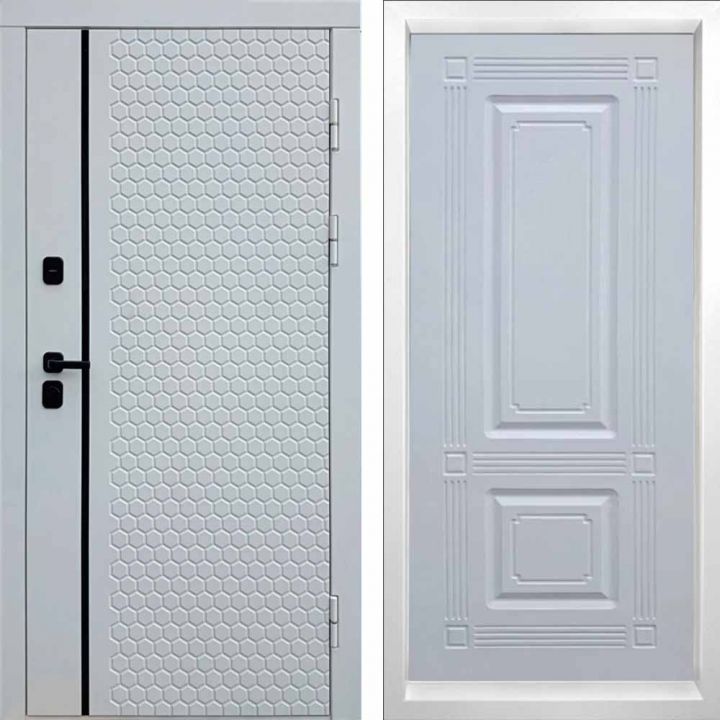 Входная дверь Termo-door SIMPLE WHITE Мадрид Белый Софт