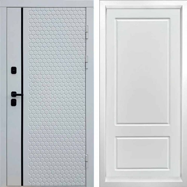 Входная дверь Termo-door SIMPLE WHITE Марсель Белый Софт