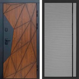 Входная дверь Termo-door Геометрия PORTE Грей Софт Металлическая