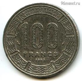 Центральноафриканская Республика 100 франков 1983