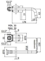 схема Paffoni Light LIG006ST70