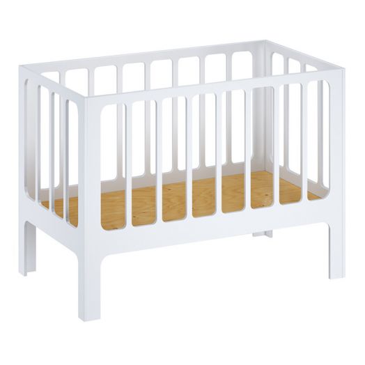 РСН-0073-02 Кровать – манеж младенческая «Сева» Фанера (цвет Белый)