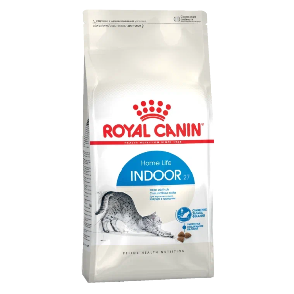 Сухой корм для кошек Royal Canin Indoor 27 живущих в помещении 10 кг
