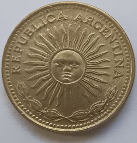 1 песо (Регулярный выпуск) Аргентина 1975