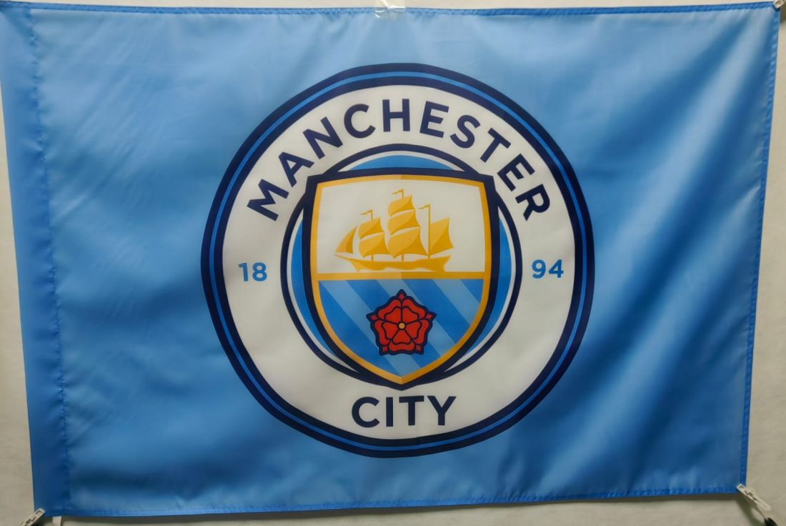 Флаг  ФК Манчестер Сити 135х90см