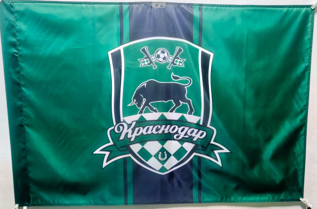 Флаг ФК Краснодар 135х90см