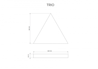 HOLE TRIO-400x346x80