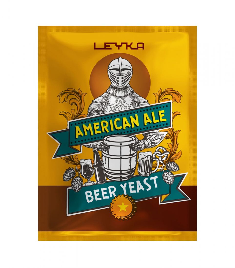 Дрожжи пивные Leyka - American Ale (Американский Эль), 11г