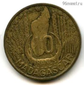 Мадагаскар 10 франков 1953