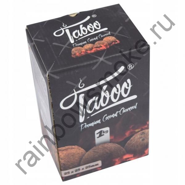 Уголь кокосовый для кальяна Taboo 22мм (96шт)
