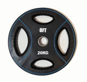 Диск для штанги олимпийский полиуретановый Original FitTools 20 кг FT-DPU-20 