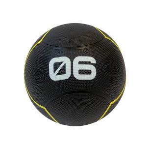 Мяч тренировочный Original Fittools FT-UBMB-6 чёрный (6 кг) 