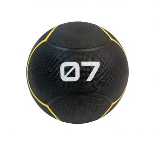 Мяч тренировочный Original Fittools FT-UBMB-7 чёрный (7 кг) 