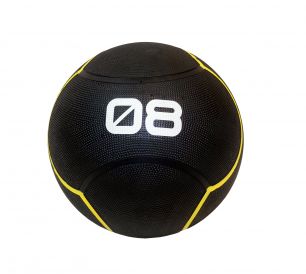 Мяч тренировочный Original Fittools FT-UBMB-8 чёрный (8 кг) 