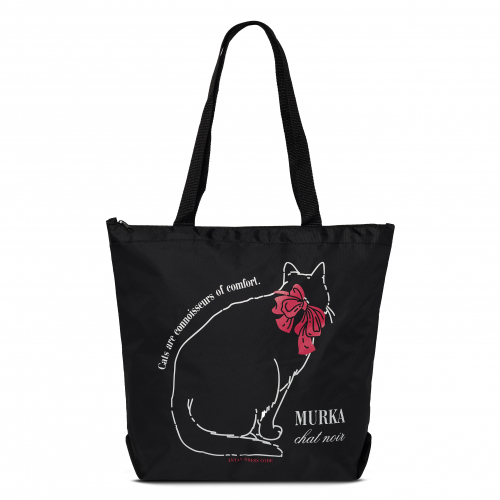 Сумка-шоппер ANTAN 1-111 cat Murka/black