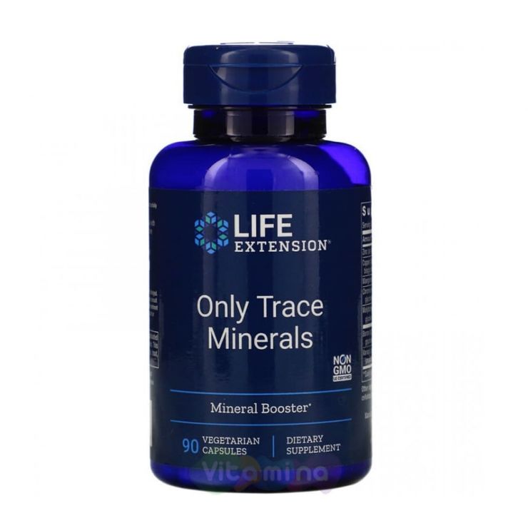 Life Extension Комплекс минералов Only Trace Minerals, 90 капс