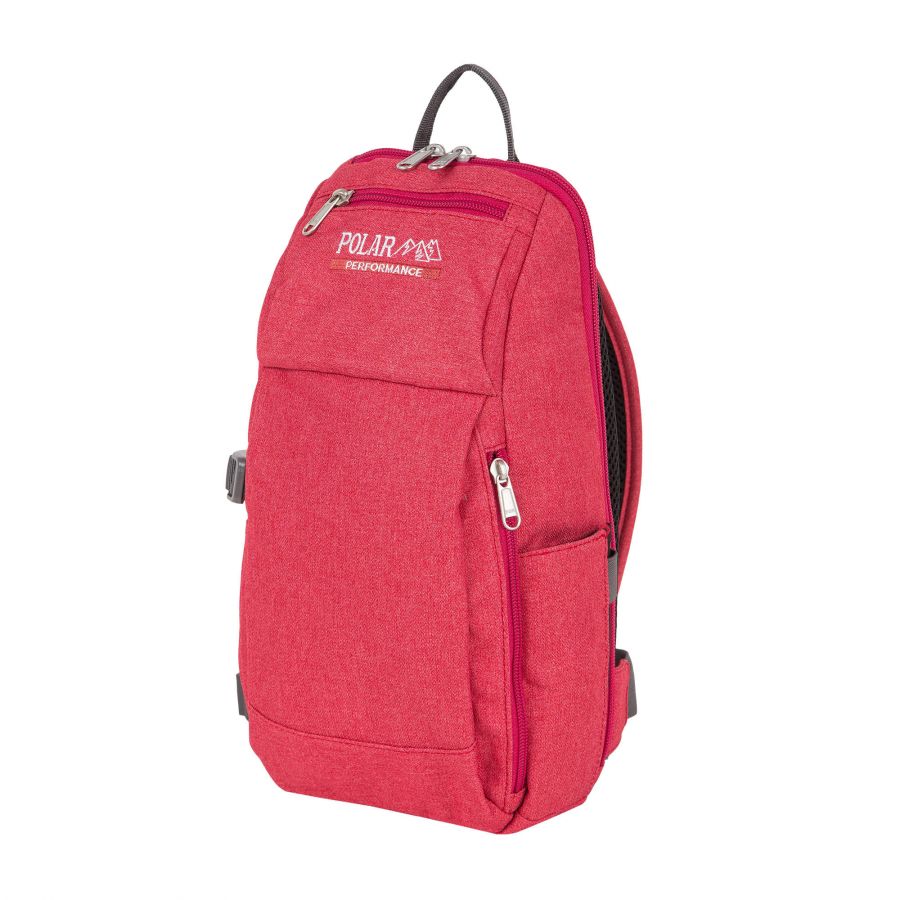 Однолямочный рюкзак П2191 (Красный) POLAR S-4617822191012