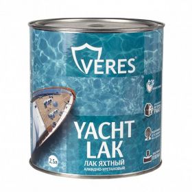 Лак Яхтный Veres Yacht Lak 2.5л Алкидно-Уретановый Матовый для Внутренних и Наружных Работ/ Верес Яхт Лак