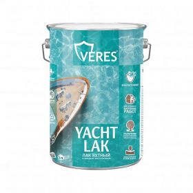 Лак Яхтный Veres Yacht Lak 5л Алкидно-Уретановый Матовый для Внутренних и Наружных Работ/ Верес Яхт Лак