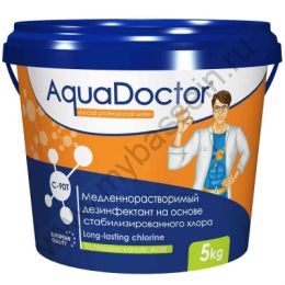 AquaDoctor C-90T медленнорастворимый дезинфектант на основе хлора, 5кг