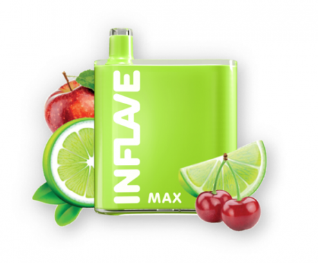 INFLAVE MAX 4000 - Вишня Яблоко Лайм