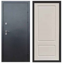 Входная дверь Termo-door Сибирь Антик Серебро Терморазрыв Марсель Слоновая Кость Металлическая