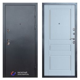 Входная дверь Termo-door Техно Графит Классика Белое дерево Металлическая