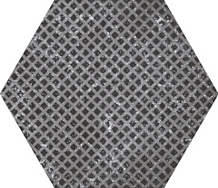 CORALSTONE HEXAGON MELANGE BLACK 29,2X25,4