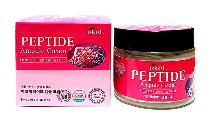EKEL Крем ампульный для лица с пептидами. Peptide ampule cream, 70 мл.