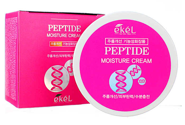 EKEL Крем увлажняющий с пептидами. Peptide moisture cream, 100 мл.