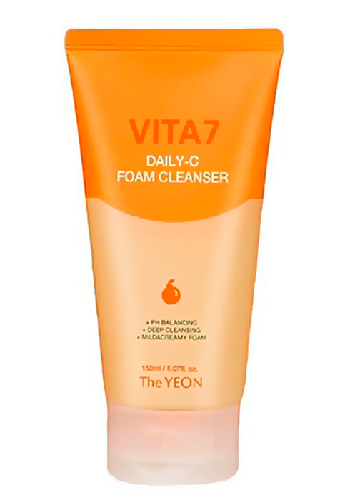 THEYEON Пенка для умывания. Vita7 daily-C foam cleanser, 150 мл.