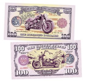 100 долларов (Dollars) — США. Харлей Дэвидсон (Harley Davidson) Msh Oz