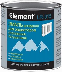 Эмаль для Радиаторов Отопления Element LR-015 0.5л Супербелая Alpa Алкидная Сверхпрочная