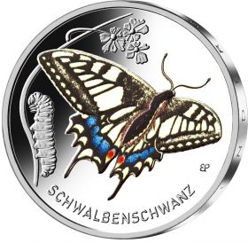 Бабочка Парусник -Ласточкин Хвост 5 евро Германия 2023 на заказ