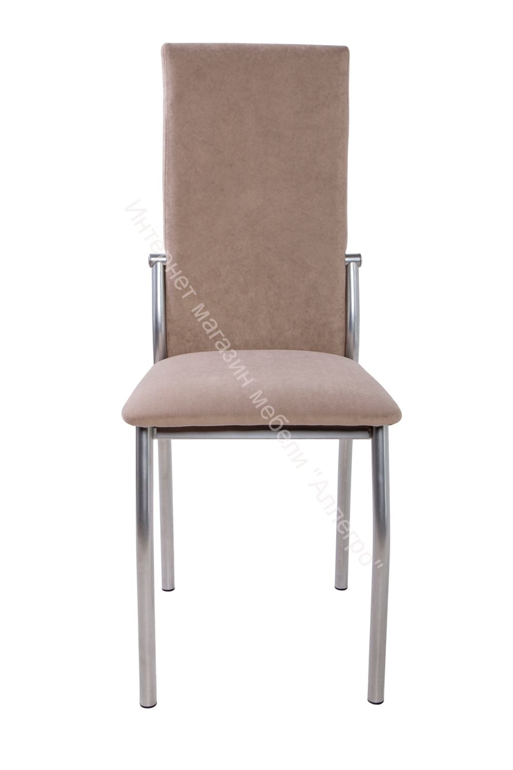 Кухонный стул "B-610" Велюр катания какао/Хром