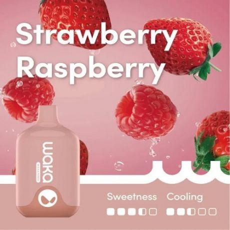 WAKA SMASH 6000 - Strawberry Raspberry